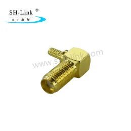 RF 90 degees SMA coaxial female connector